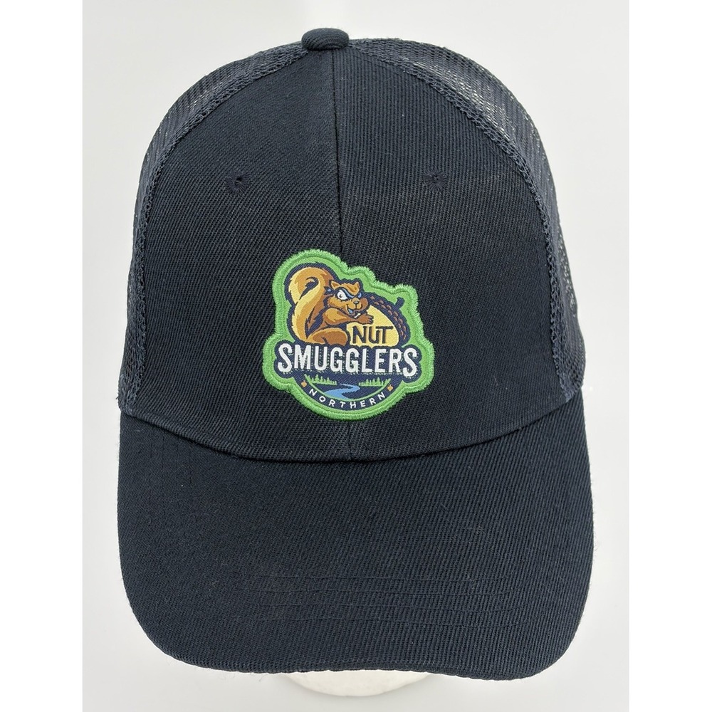Northern Nut Smugglers SnapBack Mesh Trucker Hat Squirrel Funny Skater